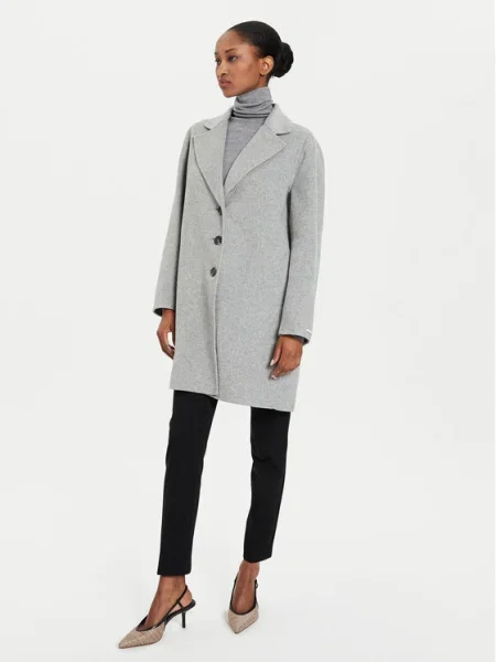 Marella Palton de lână Won gri