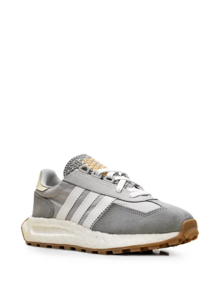 Sneakerși Adidas din piele de căprioară gri