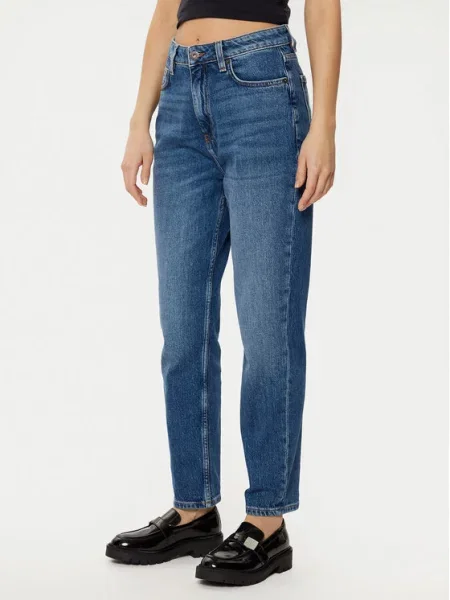 HUGO Blue jeansy niebieskie