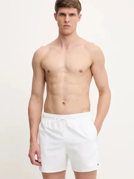 Плувни шорти Tommy Hilfiger бяло