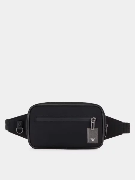 Поясная сумка Emporio Armani черная
