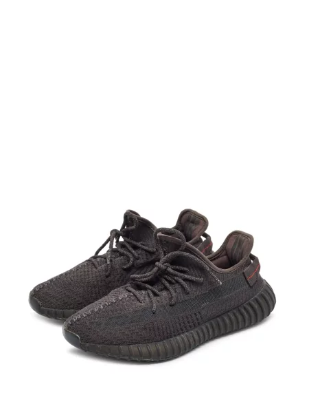 Плетени маратонки Adidas Yeezy черно