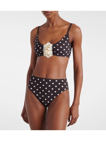 Top Karla Colletto cu model floral maro