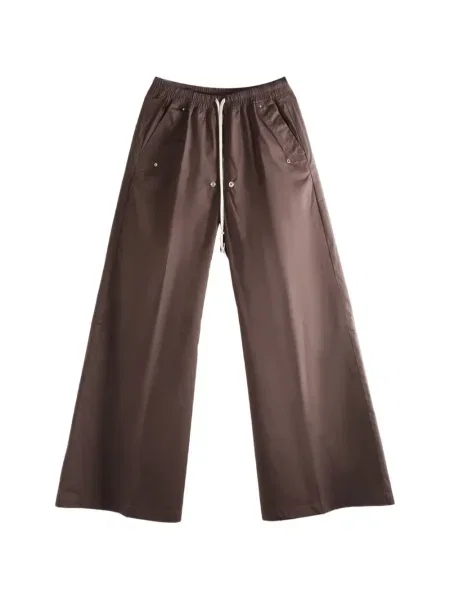 Pás stahovací šňůrka kalhoty Rick Owens hnědé