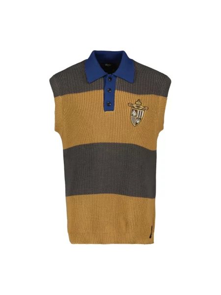 Koszulka polo Fendi żółta