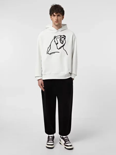 Худи Armani Exchange белое