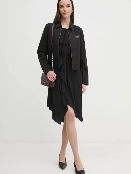 Сукня Sisley mini розкльошена чорний