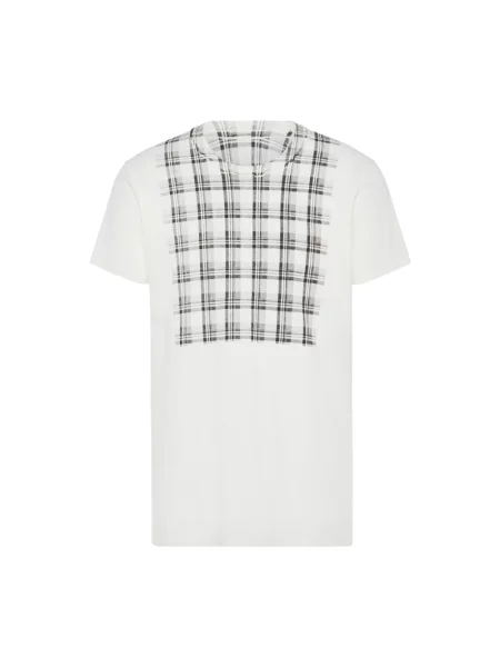 Koszulka Maison Margiela w kratę biała