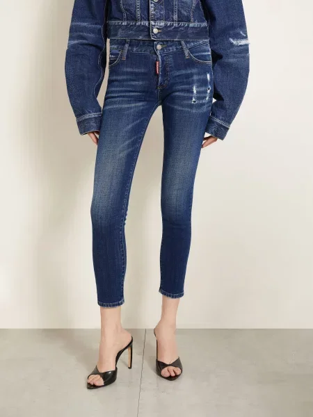 Skinny Džíny navy blue modré