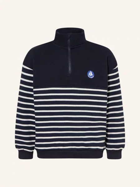 Petit Bateau Mikiny tmavě modrá bílá