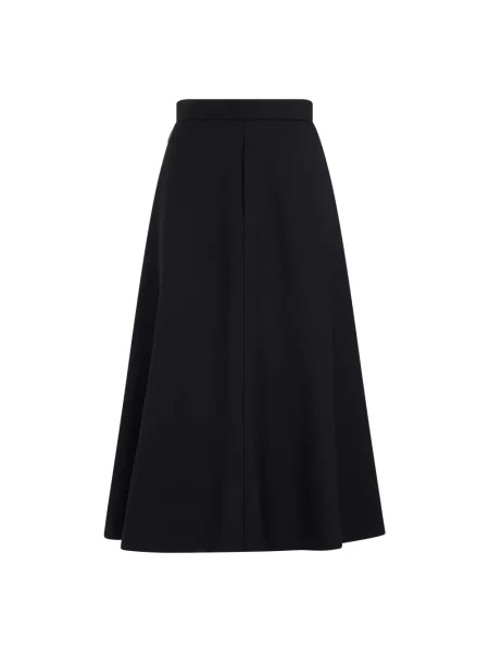 Spódnica midi Moncler wełniana czarna