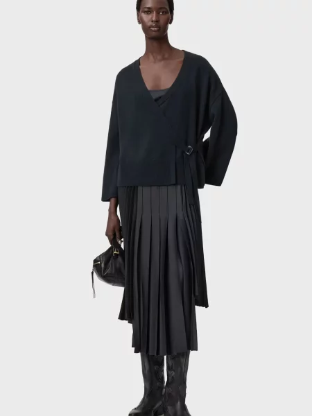 Платье Allsaints серое