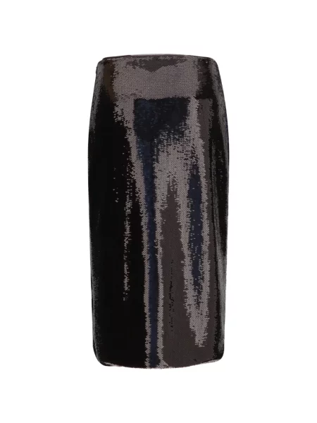 Fustă tip creion Tom Ford cu paiete albastru