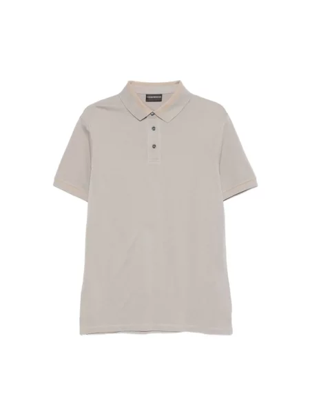 Koszulka polo Emporio Armani szara