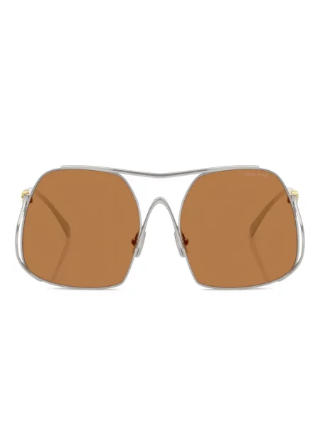 Ochelari de soare Miu Miu Eyewear argintiu