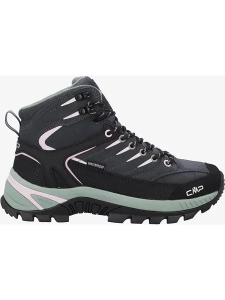 Buty trekkingowe CMP Riget Mid waterproof kobieta szary ciemny zielony wodny 36 czarny