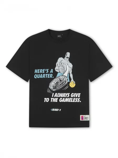 Tricou Gameless Trash Talk azur / gri deschis / negru alb