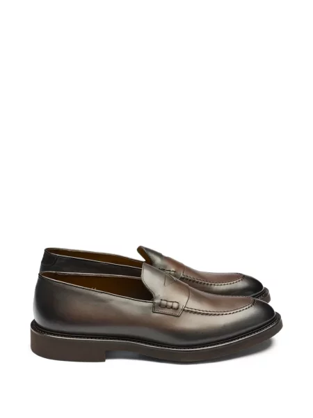 Pantofi loafer Doucal's din piele maro