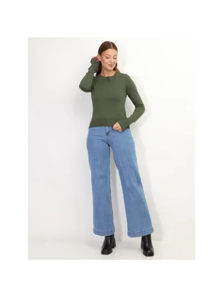 Pulover La Modeuse kaki