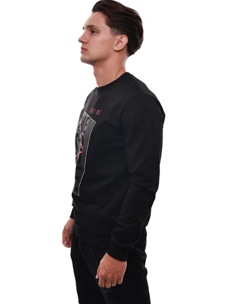 Світшот STREAM віскоза/поліестер чорний