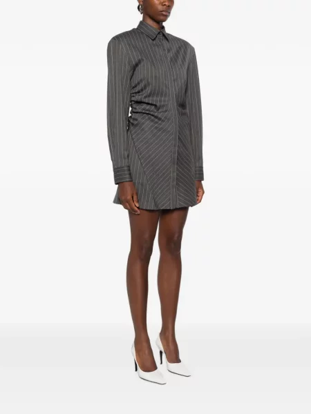 Rochie mini Dondup cu volane gri