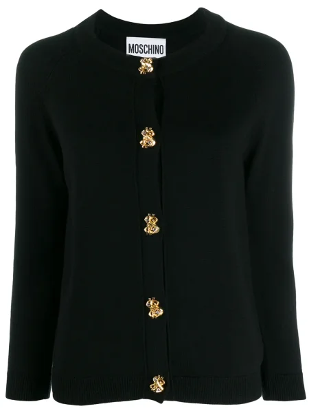 Cardigan Moschino tricotate clasic negru