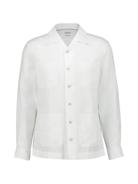 Dlouhá košile Brunello Cucinelli bílá