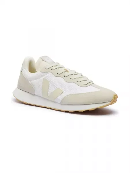 VEJA Sneakers Rio Branco II cu adaos de piele alb