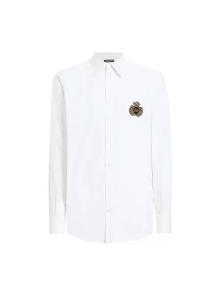 Koszula Dolce And Gabbana z logo biała