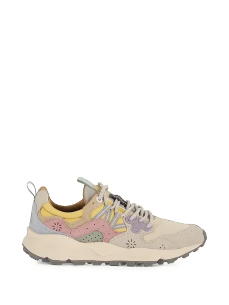 Sneakerși Flower Mountain din piele de căprioară gri