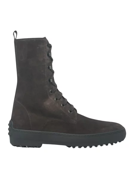 Botki Tod's skórzane brązowe