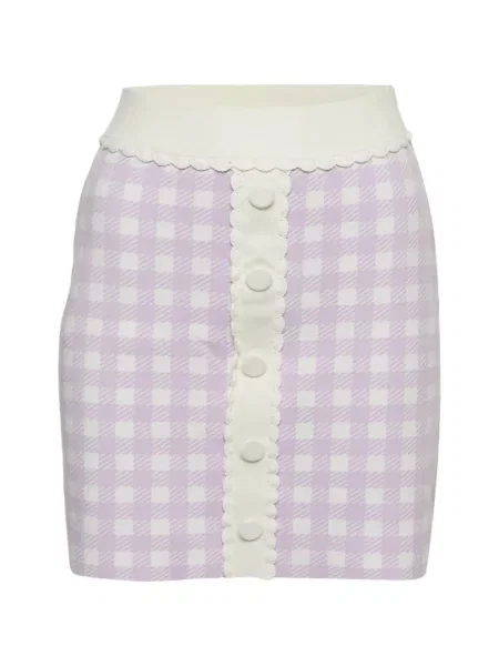 Fusta mini Maje tricotate violet