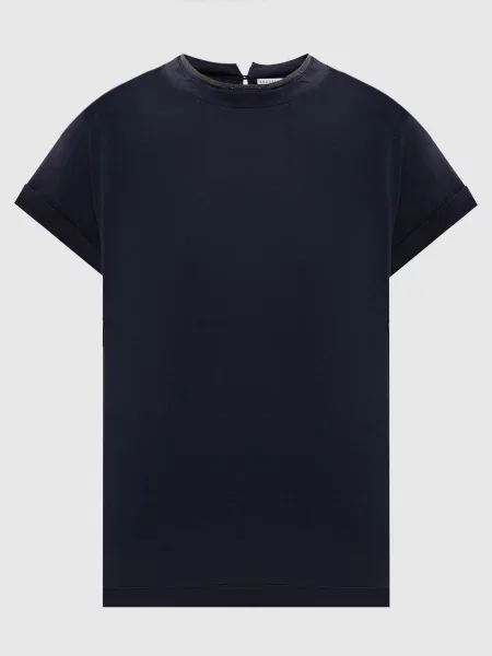 Футболка Brunello Cucinelli синяя
