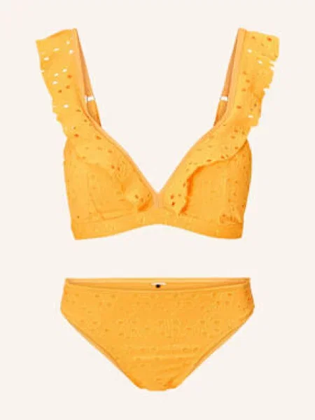 Lingadore Zestaw Bikini Z Wyściełanymi Miseczkami Typu Triangle orange pomarańczowe