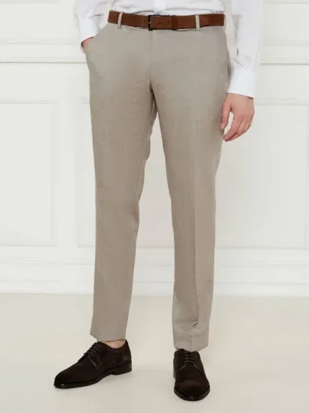 Joop! Pantaloni Blayr cu adaos de lână bej