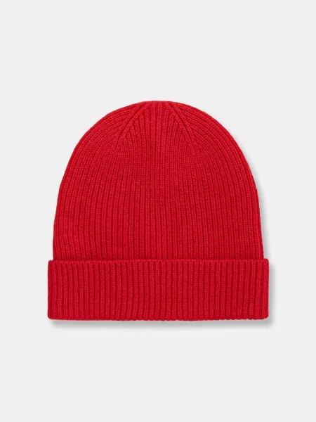 Medicine beanie kapa za žene od merino vune crvena