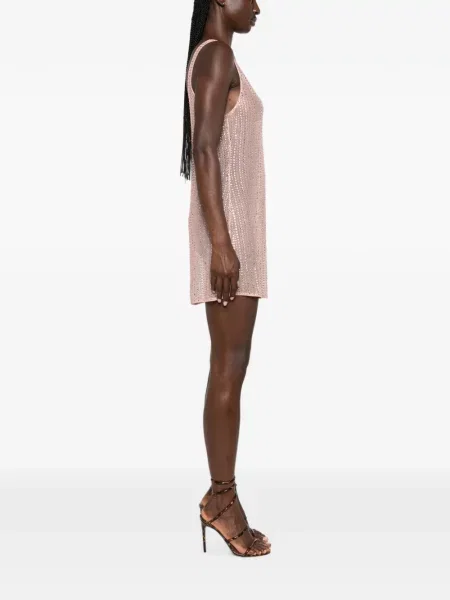 Rochie mini Venuja fără mâneci roz