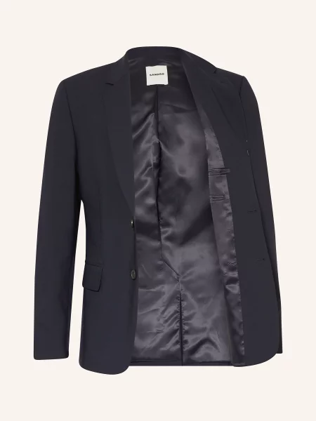 Sandro Marynarka Extra Slim Fit blau niebieska