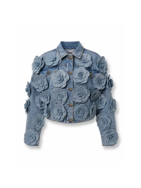 Kurtka jeansowa Philipp Plein niebieska