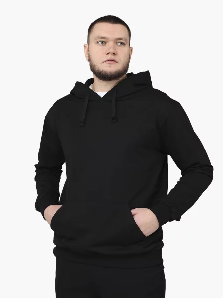 Худі YUKI бавовна/поліестер чорний