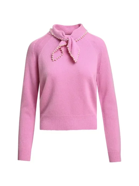 Pulover Essentiel Antwerp cu perle roz