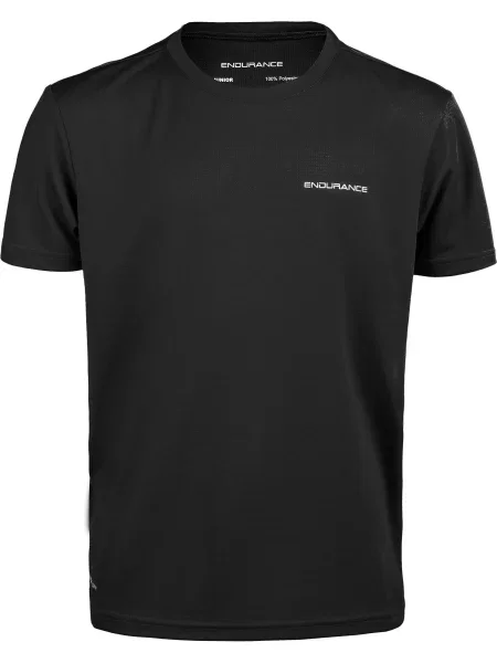 Koszulka dla dzieci Endurance Vernon V2 Performance czarna
