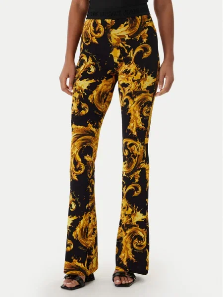 Versace Jeans Couture Leggings Flare Fit fekete