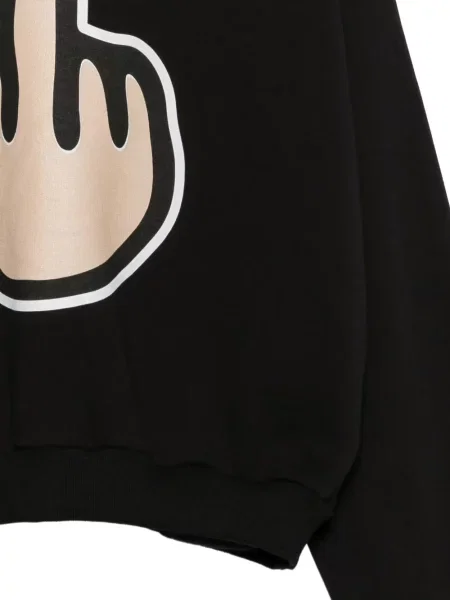 Hanorac cu glugă Pdf cu imagine negru