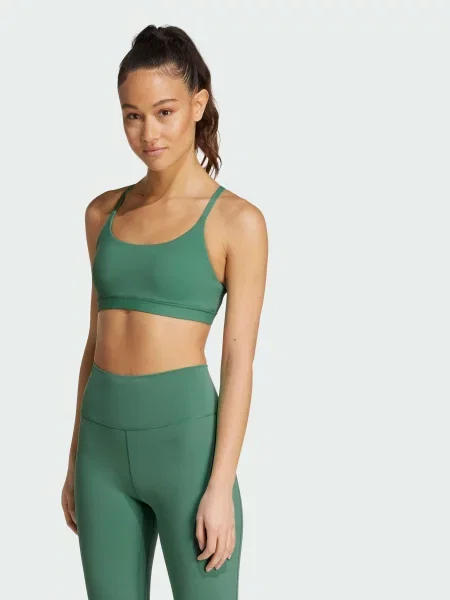 Спортивний топ adidas Clima зелений