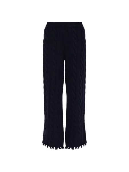 Pantaloni Akep de lână albastru