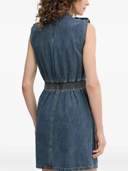 Rochie mini Morgan fără mâneci albastru