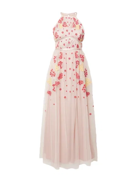 Coast Rochie galben pastel / roz pudră roșu