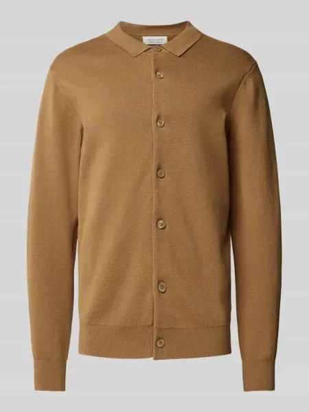 Kardigan z kołnierzykiem polo model ‘WILLY’ Casual Friday