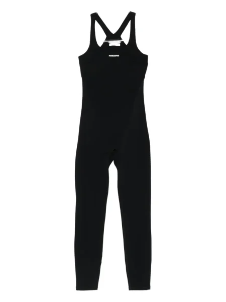 Kombinezon Patrizia Pepe z dżerseju czarny